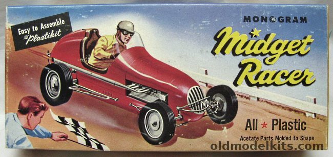 Monogram 1/24 Midget Racer - The First Monogram Plastic Kit, P1 plastic model kit